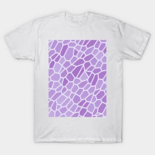 Abstract Geometric Water Pattern - purple pastel scheme T-Shirt